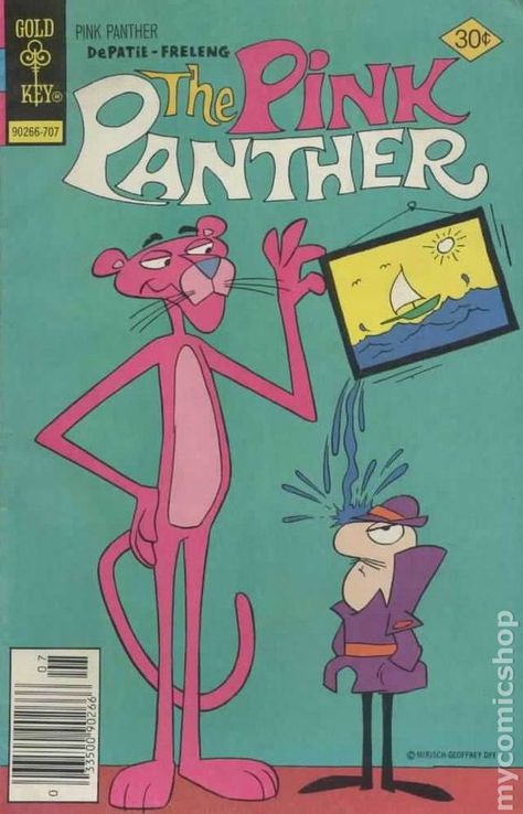 The Pink Panther, Gold Key, Pink Panther, Cartoon Character, The Pink, Comic Book, Panther, Comic Book Cover, Key