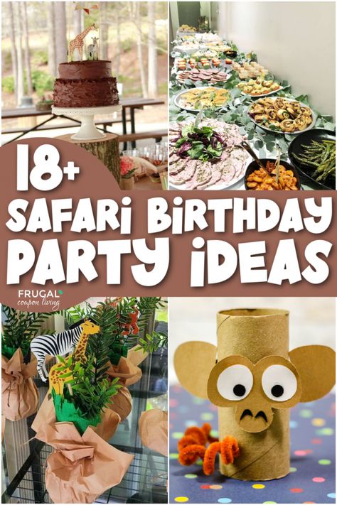 Madagascar Party Decorations, Jungle Theme Food, Adult Safari Party, Jungle Party Ideas, Safari Birthday Party Food, Jungle Birthday Party Decorations, Jungle Themed Party, Safari Theme Birthday Party, Safari Birthday Party Decorations