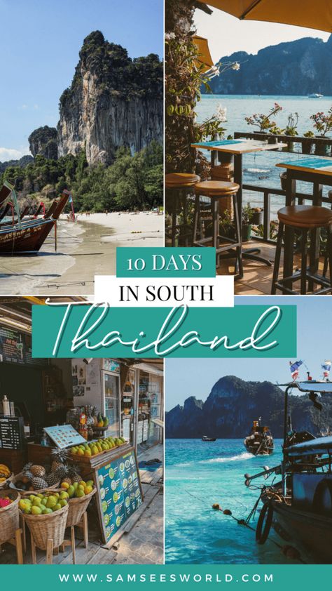 10 Days In Thailand, South Thailand, Thailand Destinations, Thailand Travel Destinations, Thailand Itinerary, Thailand Vacation, Thailand Adventure, Thailand Travel Tips, Thailand Travel Guide