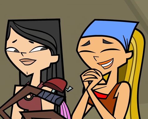 Funny Trio Pictures Cartoon, Heather X Lindsay Total Drama, Total Drama Duos, Lindsay And Heather, Famous Cartoon Duos, Lindsay Total Drama, Drawing Tut, Friends Cartoon, Best Friends Cartoon