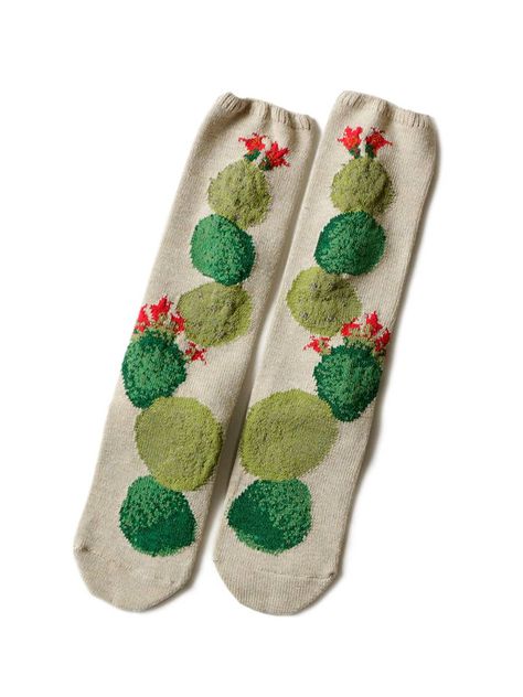 Cactus Socks, Colorful Cactus, Cactus Drawing, Cactus Design, Free Socks, Cute Socks, Thick Fabric, Designer Socks, Fashion Socks