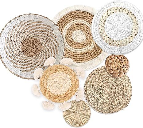 Boho Shower decor Woven Wall Basket Decor, Boho Wall Basket Decor, Rattan Wall Decor, Wall Basket Decor, Wicker Wall Decor, Basket Decor, Boho Styl, Wicker Wall, Elegant Wall Art