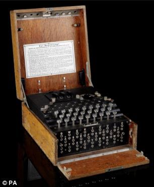 Enigma variations: This coding machine sold at auction for £85,000. Enigma Machine, Art Quiz, Bletchley Park, Art Newspaper, Electronic Circuit Design, Alan Turing, Internet Technology, 3d Images, Art News