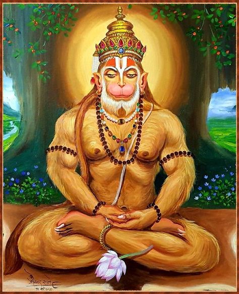 Lord Narayana, Shri Hanuman Ji, Hanuman Murti, Hanuman Dada, Sri Hanuman, Hanuman Tattoo, Shree Hanuman, Rama Image, Arte Yoga