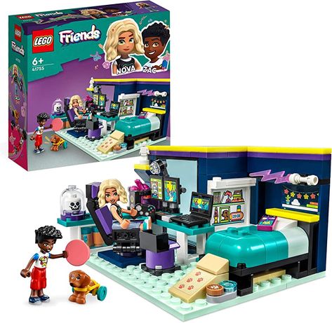 Gaming Themed Bedroom, Lego Friends Sets, Bike Toy, Bedroom Scene, Bedroom Toys, Lego Builder, Buy Lego, Travel Toys, Lego Creator