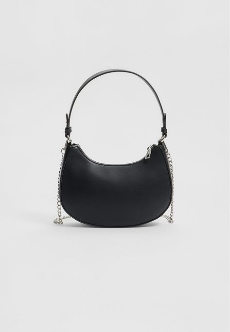 Bag Women Fashion, Black Bag, Half Moon, Shoulder Bag Women, Bags Women, Moon, Shoulder Bag, Black