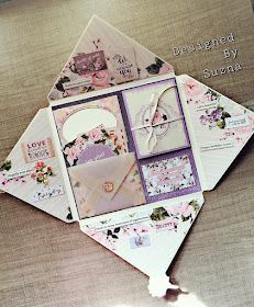 Dress My Craft: Envelope mini Album / Envelope Gift Scrapbook Interactive, Mini Envelope Album, Envelope Scrapbook, Baby Mini Album, Craft Envelope, Envelope Gift, Mini Albums Scrap, Mini Album Tutorial, Pen Pals