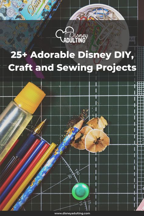 25+ Adorable Disney DIY, Craft and Sewing Projects Disney Sewing Projects, Disney Crafts Diy, Denim Patches Diy, Disney Sewing, Disney Savings, Mickey Mouse Purse, Family Disney Shirts Matching, Yeti Monogram, Disney Races