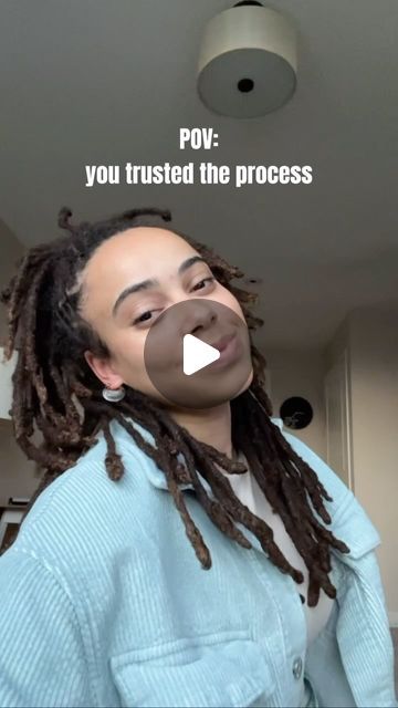 Marlee Narain |   Intuitive Creator on Instagram: "If you’ve got starter locs this is your reminder to trust the process 🫡  #locjourney #starterlocs #longlocs #locdqueen #locstes #locstylesforwomen" 60 Locs Count, Free Form Locs, Starter Locs, Trust The Process, Loc Styles, Locs, The Process, The Creator, Hair