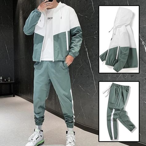 Hiphop Style, Running Suit, Suit Man, Streetwear Male, Tracksuit Men, Fall Pants, Track Suit Men, Jogging Suit, Man Set