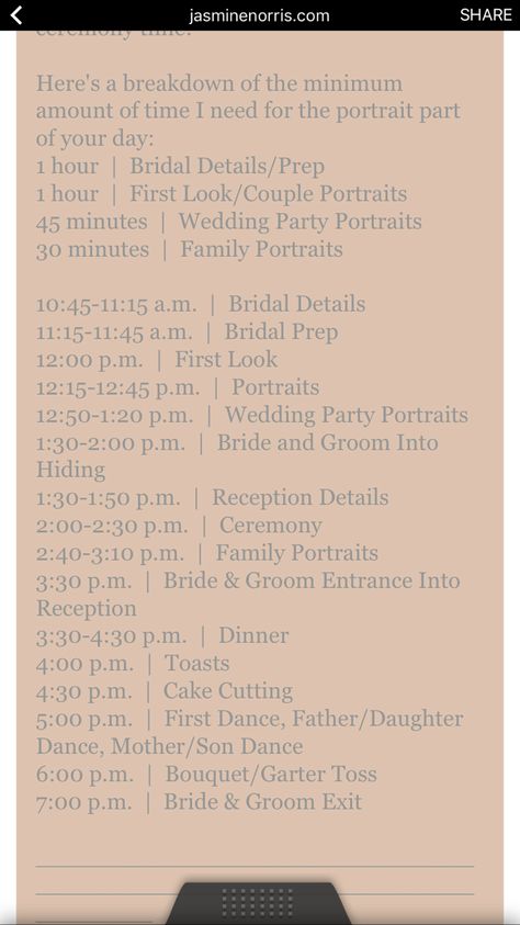 Sample timeline for a 2pm wedding. Adjust as needed Wedding Day Timeline For 2pm Ceremony, 2pm Wedding Ceremony Timeline, Wedding Day Timeline 2pm Ceremony No First Look, Wedding Day Timeline 1 Pm Ceremony, Short Wedding Day Timeline, Wedding Timeline For 2pm Ceremony, Day Of Wedding Timeline 2:00 Ceremony, 2pm Wedding Day Timeline, Wedding Day Timeline 3pm Ceremony First Look