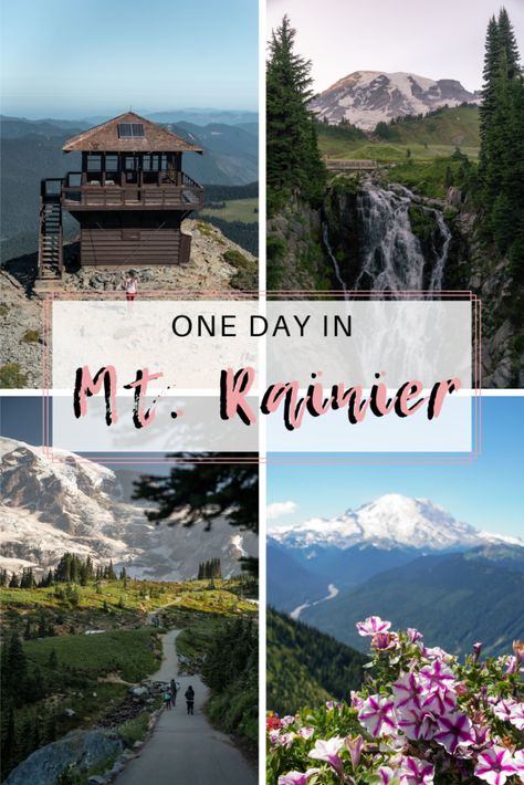 Mt. Rainier one day itinerary Skyline loop Hiking Mt Rainier, Mount Rainier National Park Photography, Mt Ranier Washington, Mt Rainier National Park One Day, Mt Rainier Hikes, Skyline Trail Mt Rainier, Reflection Lake Mt Rainier, My Rainier National Park, My Rainier