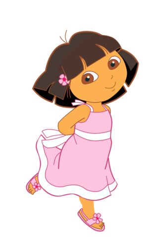 Dora Dress, Lost City Of Gold, Dora And Friends, Childhood Cartoons, Kids Tv Shows, Minor Character, Dora The Explorer, Cute Clipart, Mickey Mouse Birthday