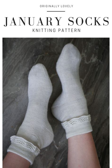 Vintage Sock Knitting Patterns, Knit Lace Socks Pattern, Knit Ruffle Socks Pattern, Wool Socks Knitting Pattern, Simple Socks Knitting Pattern, Cute Knitted Socks, Ribbed Socks Knitting Pattern, Knit Socks Beginner, Knit Tights Pattern