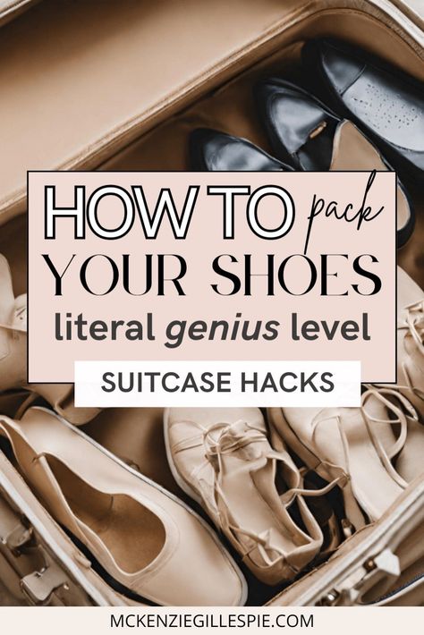 Master the art of packing shoes with our guide on How to Pack Shoes for Travel: Tips and Tricks! Explore effective Packing Tips and Packing Tips For Travel to keep your luggage neat and efficient. Perfect for Vacation Packing and Carry On Packing, these tips will help you maintain a chic Travel Outfit while saving space and protecting your shoes. Shoes For Travel, Packing Shoes, Chic Travel Outfit, Travel Tips And Tricks, Shoe Hacks, Travel Preparation, Carry On Packing, Packing Essentials, Packing Ideas