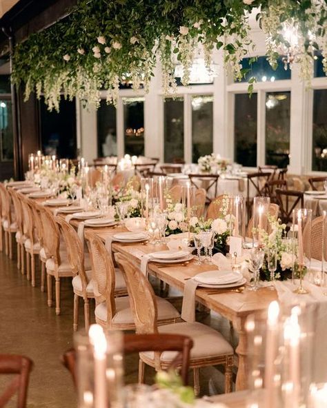 DC Wedding & Event Planner on Instagram: "For this cozy, romantic fall fete tables were filled with luminous candles, luxe velvet textures, and the most fabulous growing gardens. ✨ Minimal, elevated rustic touches like menus tied with jute twine and honey wood tables finished the look for N & J! Planning & Design @vieiraevents Venue @sstonetowerweddings Photography @abbyjiu @lisaziesing Videography @claytonfilmco Florals @sophiefelts Beauty @hairandmakeupbyclaudine Dress @lovelybridedc @verawan Stone Tower Winery, Ballroom Wedding Reception, Romantic Autumn, Cozy Romantic, Dream Wedding Reception, Stone Tower, Wedding Stone, Garden Reception, Romantic Wedding Decor