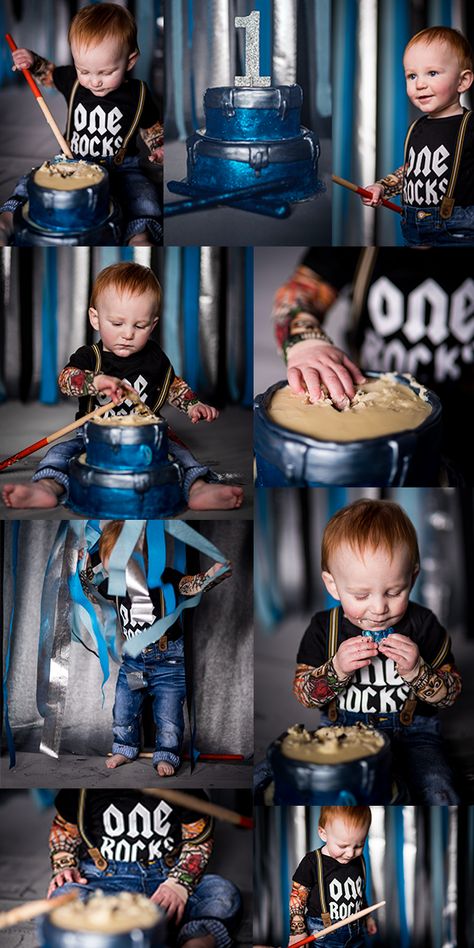 Drum Birthday Cakes, Drum Birthday, Festa Rock Roll, Rock And Roll Birthday Party, Rockstar Party, Rock And Roll Birthday, Rockstar Birthday, Rock Star Birthday, Rockstar Birthday Party