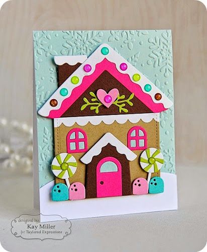 Gingerbread Cards, House Cards, Felt Wall, Team A, Taylored Expressions, Christmas Card Crafts, Diy Christmas Cards, Card Christmas, Winter Cards