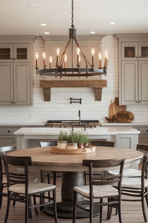 🌻 Looking for inspiration to transform your kitchen into a cozy farmhouse oasis? Explore these farmhouse kitchen ideas featuring charming farmhouse interior and decor elements. From farmhouse kitchen tables to rustic farmhouse kitchen sinks, discover how to achieve the perfect modern farmhouse kitchen design! 🌿🏡 #farmhousekitchen #farmhousedecor #modernfarmhouse #kitchendesign #farmhousestyle Rustic Farmhouse Kitchen Ideas, Modern Farmhouse Kitchen Design, Cozy Country Home, Timeless Farmhouse, Butcher Block Kitchen, Farmhouse Kitchen Tables, Farmhouse Kitchen Ideas, Modern Farmhouse Kitchen, Charming Farmhouse