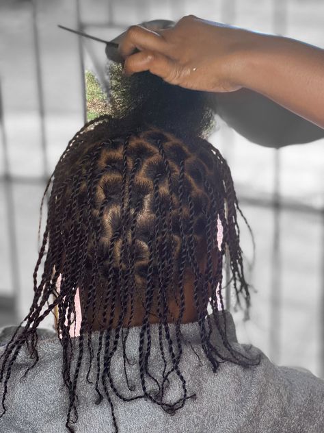 Rope Twist On Natural Hair, Rope Twist Natural Hair, Twist On Natural Hair, Twist Natural Hair, Rope Twists, Natural Hair Twists, Rope Twist, Natural Hairstyles, Natural Hair