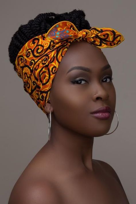 African Hair Wrap, Bandana Style, Head Wrap Styles, Hair Wrap Scarf, Head Scarf Styles, African Head Wraps, Bandana Styles, Head Wrap Scarf, Hair Wraps