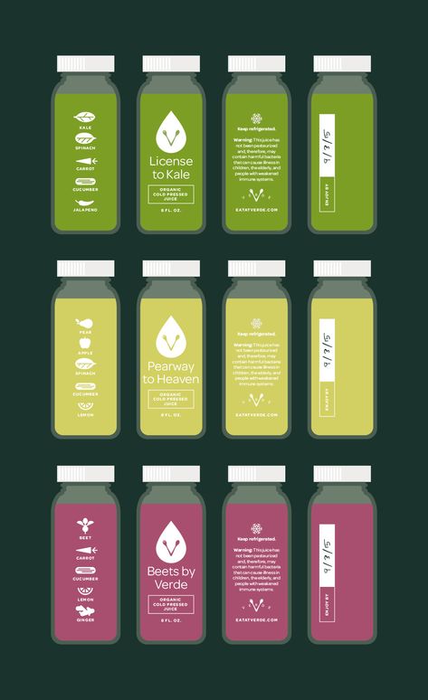 Juice Company, Resep Smoothie, Juice Branding, Drinks Packaging Design, Juice Packaging, Bottle Design Packaging, Bottle Label Design, Organic Juice, Fruit Salads