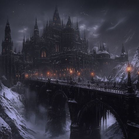 Evil Castle Aesthetic, Gothic Palace Aesthetic, Dark Gothic Castle Aesthetic, Night Castle Aesthetic, Fantasy Gothic Castle, Fantasy Dark Kingdom, Dark Fantasy Kingdom Aesthetic, Night Fantasy Aesthetic, Dark Realm Aesthetic