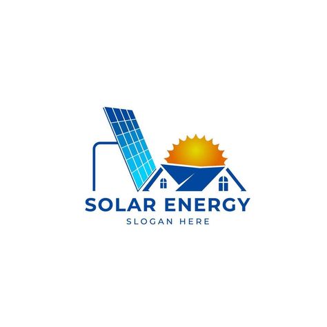 Sun solar house energy logo design clipart. Suitable for solar tech business Energy Logo Design, Solar Logo, Sun Solar, Energy Logo, Tech Business, Solar House, Solar Energy, Vector Art, The Sun