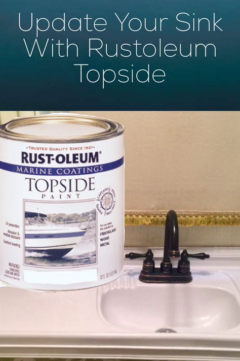 Painting your Airstream Argosy or Camper / RV sink with Rustoleum Topside Paint. Painting The Outside Of An Rv, How To Paint An Rv Interior, How To Paint Outside Of Camper, How To Paint A Plastic Rv Sink, Rv Bathroom Sink Cabinet Replacement, Bathroom Sink Remodel, Sink Remodel, Rv Sink, Paint Rv