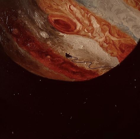 Jupiter Was Supposed To Be A Star, Orange Space Aesthetic, Planet Reference, Jupiter Core, Jupiter Painting, Jupiter Aesthetic, Jupiter Art, Mars Aesthetic, Orange Planet