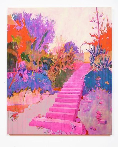 Illustration • Instagram Painted Staircases, Conceptual Illustration, Fall Prints, Dreamy Art, New Energy, Painting Inspiration, Acrylic On Canvas, Painting & Drawing, Art Inspo