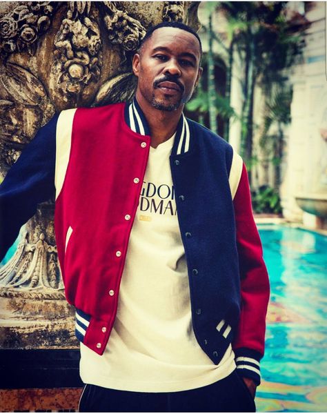 Wood Harris Wood Harris, College Jackets, Hip Hop And R&b, Baseball Varsity Jacket, Street Style Paris, Vintage Wear, Black Is Beautiful, Sport Coat, Black Men