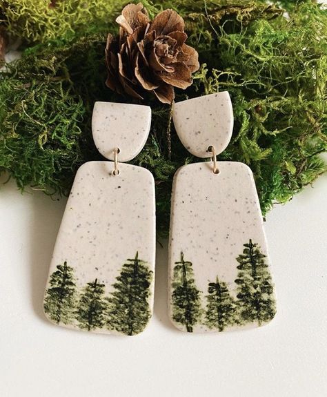 Winter Clay Earrings, Holiday Clay Earrings, Winter Polymer Clay Earrings, Christmas Earrings Polymer Clay, Polymer Clay Christmas Earrings, Christmas Polymer Clay Earrings, Clay Christmas Earrings, Christmas Clay Earrings, Clay Earrings Christmas