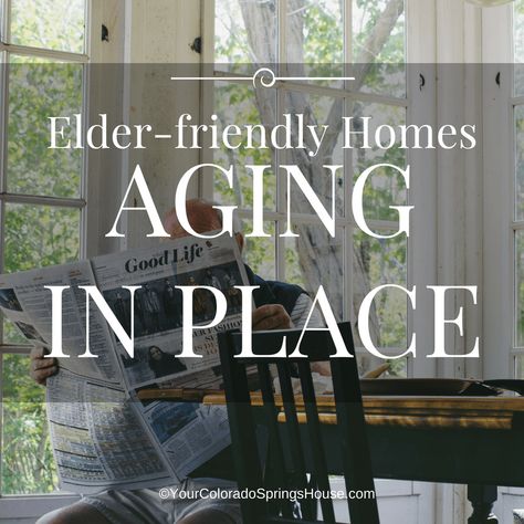 Assisted Living Decor, Accessible House Plans, Accessible Homes, Accessible House, House Move, Ranch Remodel, Colorado Real Estate, Elder Care, Assisted Living Facility