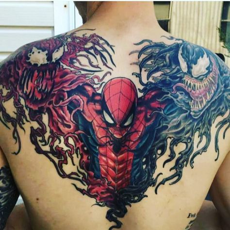 Venom Chest Tattoo, Symbiote Tattoo, Venom Tattoo, Comic Book Tattoo, Spiderman Tattoo, Avengers Tattoo, Carnage Marvel, Saved Tattoo, Marvel Tattoos