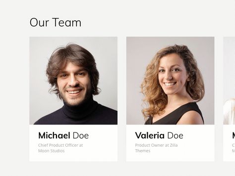 Team Section interaction design motion people members speakers team Graphic Design Cv, Photography Website Templates, Newsletter Layout, Profile Website, Web Design Examples, Card Ui, Name Card Design, Corporate Portrait, Instagram Theme Feed