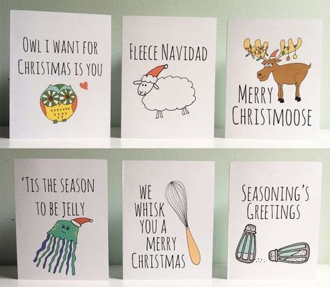 Funny Christmas Puns, Merry Christmoose, Christmas Humor Ecards, Christmas Ecards, Punny Cards, Christmas Card Sayings, Cute Christmas Cards, Christmas Puns, Pun Card