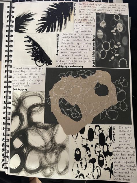 Experimentation Art Gcse, Textiles Background Sketchbook Ideas, Gcse Textiles Sketchbook Inspiration, Textiles Pages, Textiles Sketchbook Ideas, Gcse Art Textiles, Decay Drawing, A Level Art Textiles Sketchbook, Textiles Mindmap Sketchbook Ideas