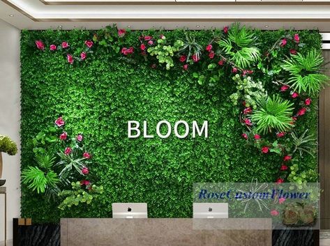 Tropical Boxwood Wall, Turf Wall Decor, Plant Backdrop, Flower Wall Background, Vertikal Garden, Artificial Grass Wall, Flower Backdrop Wedding, Yard Fence, Artificial Plant Wall