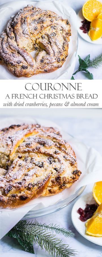 British Holiday Recipes, Bread Wreath Christmas, French Christmas Recipes, Winter Breads, Yule Bread, Holiday Baking Bread, Bread Breakfast Recipes, French Christmas Food, Holiday Bread Recipes