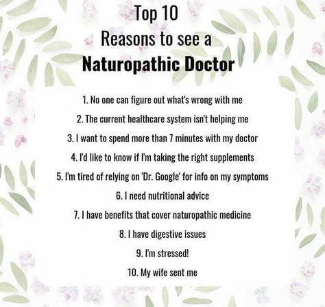 Top 10 reasons to see a naturopathic doctor Alternative Medicine Holistic Healing, Naturopathic Medicine, Medicine Student, Me Right Now, Holistic Care, Naturopathic Doctor, Naturopathy, Holistic Nutrition, Holistic Living