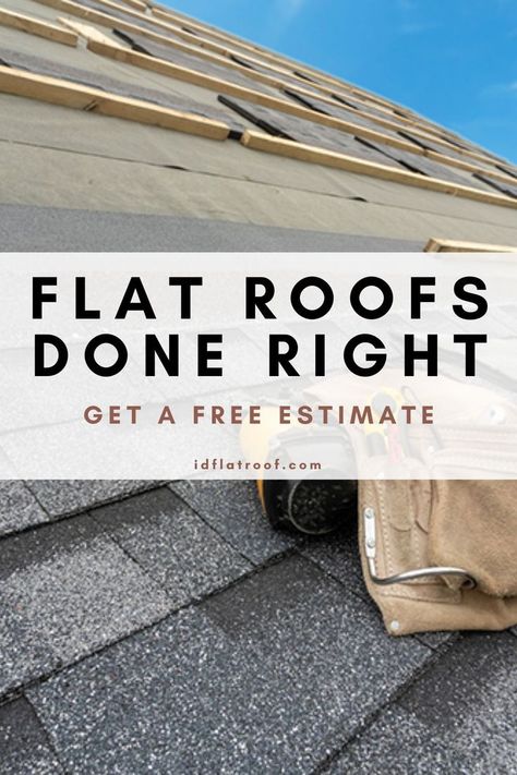 Choose the right materials like EPDM, TPO, PVC, or modified bitumen. Prepare the site, inspect the roof deck, and apply waterproof membrane. Properly seal all seams and edges, and install drainage systems to direct water away. Trust ID Flat Roof for quality and experience. Flat roofs done right. Get a free estimate today. Flat Roof Waterproofing, Flat Roof Systems, Roof Installation, Roofing Systems, Roof Deck, Flat Roof, The Roof, Roof