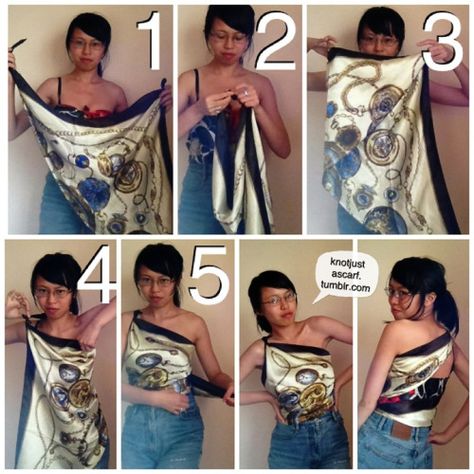 KNOT JUST A SCARF: Scarf Tying and Styling Blog — 150+ Ways of How To Wear A Scarf! Tie A Shawl, Scarf Tying Tutorial, Tie A Scarf, Head Scarf Tying, Wear A Scarf, Scarf Tutorial, Ways To Wear A Scarf, How To Wear A Scarf, Diy Scarf