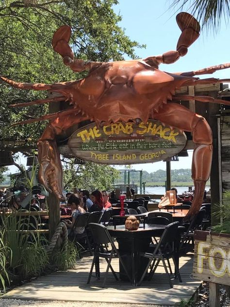 Tybee Island... we had lunch at The Crab Shack 6-14-18   slj City Girl Life, Man Vs Food, Tybee Island Georgia, Crab Shack, Georgia Travel, College Aesthetic, Dream College, The Crab, Go To The Beach