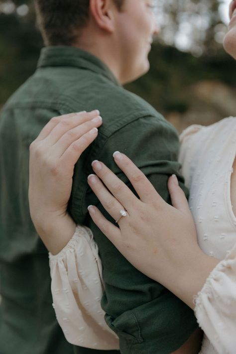 Abigail & Brodie🤎 A few of my favorites from their engagement session✨ . . . . #portlandengagementphotographer #orengoncouplesphotographer #oregoncoastphotographer #portlandcouplesphotographer #pnwengagementphotographer #pnwweddingphotographer #pnwcouplesphotographer Engagement Photo Close Up, Close Up Ring Shots, Engagement Photos Up Close, Ring Poses Hands Photo Ideas, Hand Engagement Photos, Engagement Photos Hands Ring Shots, Up Close Engagement Photos, Close Up Engagement Photos, Suprise Engament Photoshoot