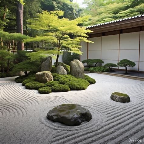 japanese style garden at DuckDuckGo Japanese Stone Garden, Japanese Farm, Farm Instagram, Zen Garden Ideas, Round Gazebo, Small Backyard Decks, Japanese Style Garden, Zen Rock Garden, Gravel Landscaping