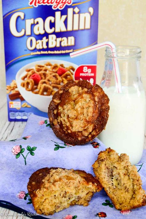 Cracklin Oat Bran Muffins, Cracklin Oat Bran Recipes, Crackling Oat Bran Recipes, Oat Bran Recipes, Oat Bran Muffins, Crumb Cakes, Bran Muffin Recipes, Banana Waffles, Oat Bran