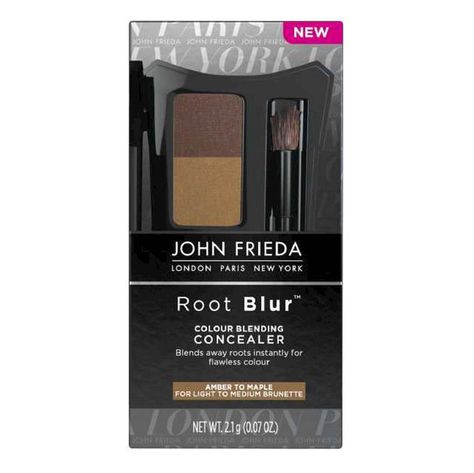 John Frieda Root Blur Instant Root Concealer Blending Concealer, Blonde Hair Tips, Root Touch Up Spray, Colour Blending, Hide Greys, Root Cover Up, Root Concealer, Caramel Blonde, Dark Brunette