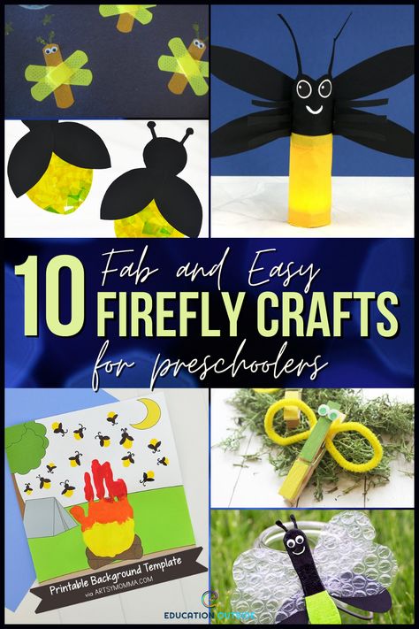 It’s summertime again, so we will have more time and opportunity to go camping, do outdoor exercises, or catch fireflies outside. In this writing, we will give you a list of fun crafting activities you can do with preschoolers to create a firefly for this week’s craft time. Firefly Activity Preschool, Firefly Jar Printable, Glow In The Dark Firefly Craft, Lighting Bug Craft Preschool, Firefly Art Project, Firefly Preschool Activities, Lightning Bug Craft Preschool, Fireflies Craft Preschool, Firefly Crafts For Kids