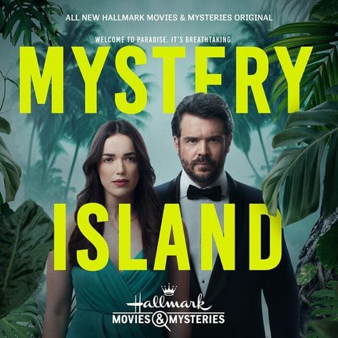 Charlie Weber, Mystery Island, New Hallmark Movies, Island Tv, Elizabeth Henstridge, Hallmark Mysteries, Relaxing Vacations, Hallmark Movies, Hallmark Channel